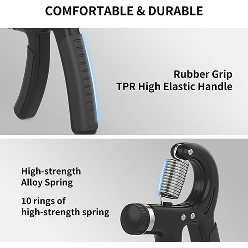 Adjustable Hand Grip Strength Trainer 10-60 KG Strength