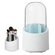360' Rotary Cosmetic Brush Storage Bucket