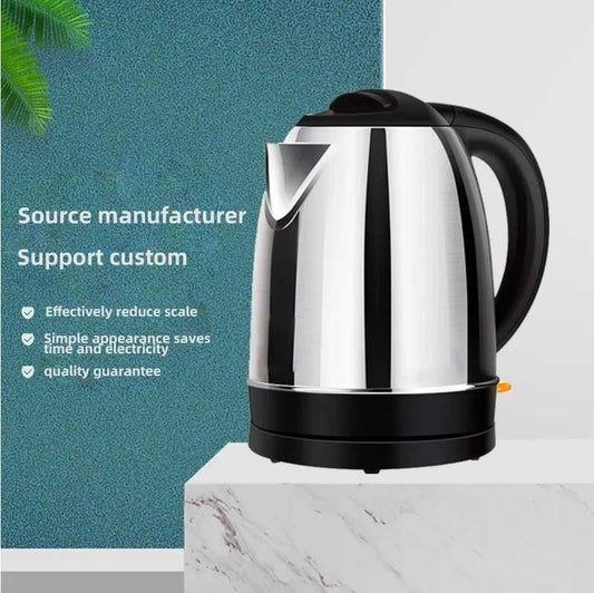 stainless steel electric kettle Silver gray Base Separation Desion Rust-resistant Durable for Home Office During Travel