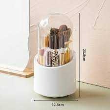 360' Rotary Cosmetic Brush Storage Bucket