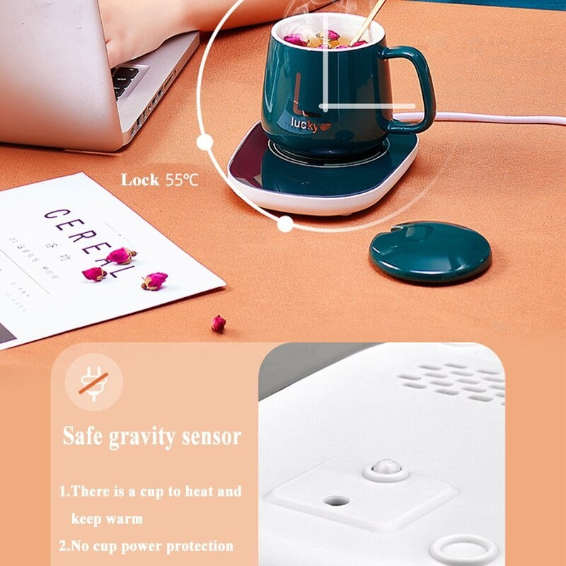 Electric Heating Pad Coffee Mug Cup Warmer Pad For Home Office
